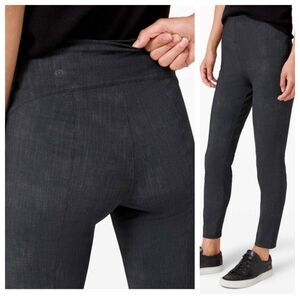 LULULEMON Pants Women 4 Here to There High-Rise 7/8 Pant Crosshatch Textured